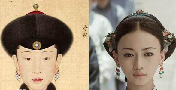 魏嬿婉和魏璎珞什么关系 乾隆的令妃画像复原图
