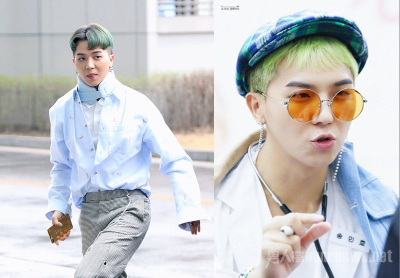 WINNER宋旻浩发色 一只什么发色都能hold住的boy