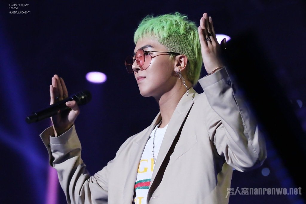 WINNER宋旻浩发色 一只什么发色都能hold住的boy