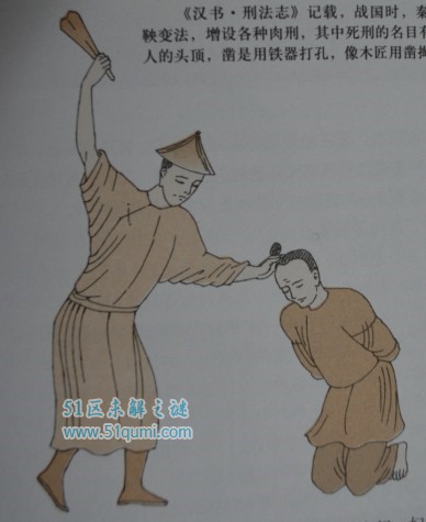 凿颠之刑是什么意思 古代还有哪些恐怖刑罚