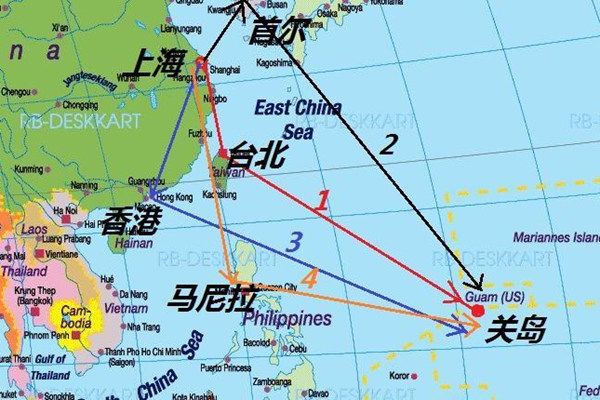 关岛地图位置是美国领土吗 以前是哪个国家的领土