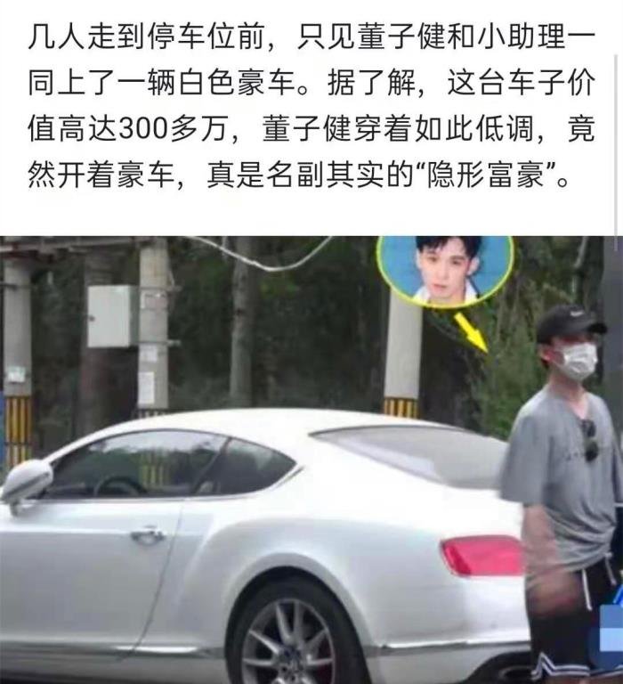 董子健的家世个人资料简介 资源咖赚钱能力强